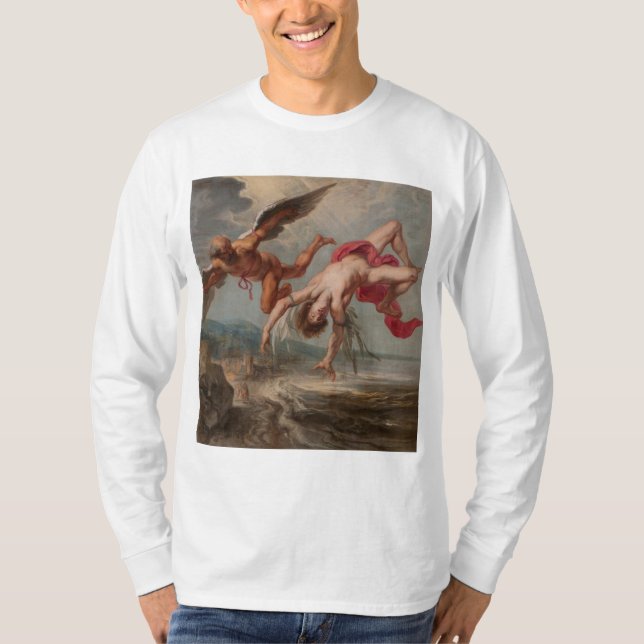 Ikaros fall (av Jacob Peter Gowy) T Shirt (Framsida)