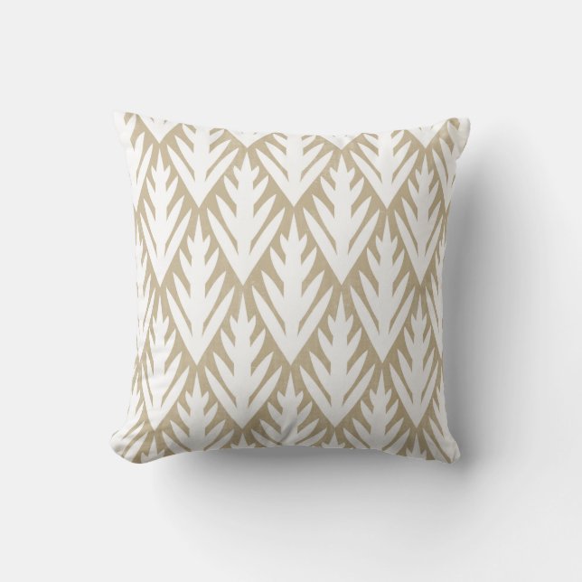 Ikat Arrows, Jute Kudde (Framsida)