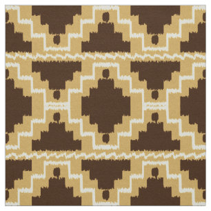 Ikat Aztec stam- - garva, bryna och laga mat med Tyg