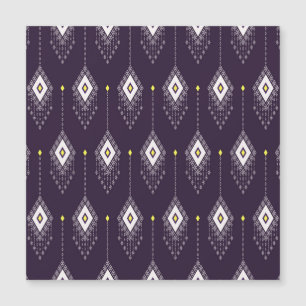 Ikat Chandelier Mönster: Vintage Textile Design