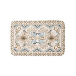 Ikat Chevron Paisley Badrumsmatta