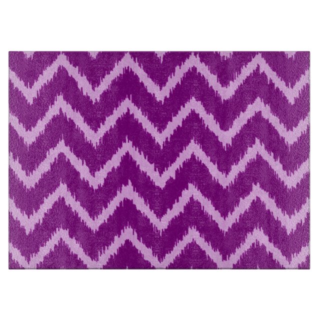 Ikat Chevrons - Amethyst lila and light orchid (Framsidan)