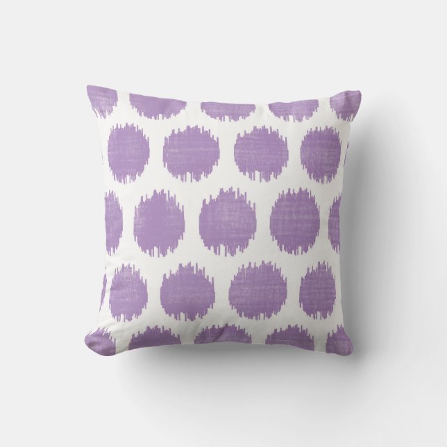 Ikat Dots, Lilac Kudde (Framsida)