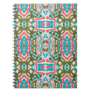 Ikat Ethnic Abstrakt Mönster. Shaman Mönster. Peni Anteckningsbok