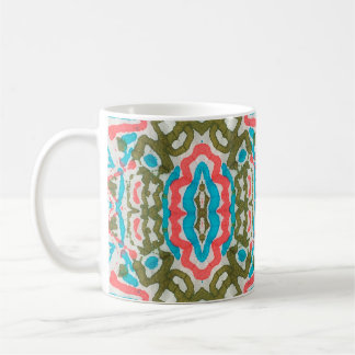 Ikat Ethnic Abstrakt Mönster. Shaman Mönster. Peni Kaffemugg