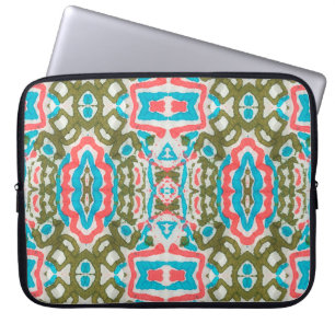 Ikat Ethnic Abstrakt Mönster. Shaman Mönster. Peni Laptop Fodral