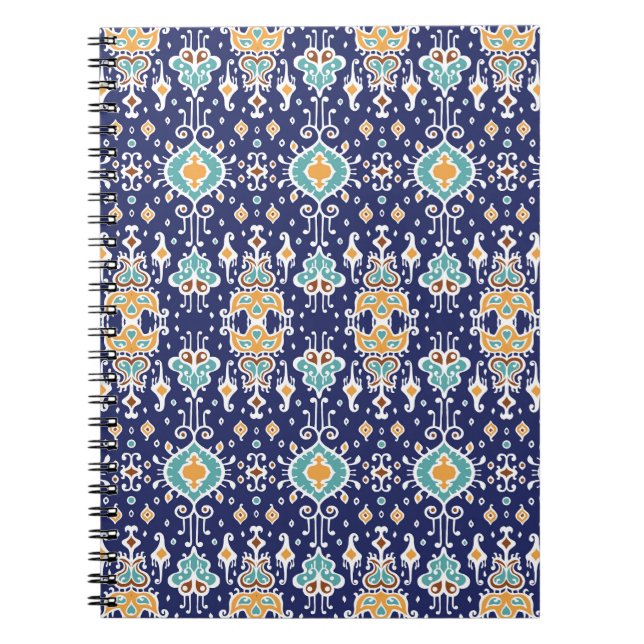 Ikat Geometric: Folklore Oriental Ornament. Anteckningsbok (Framsidan)