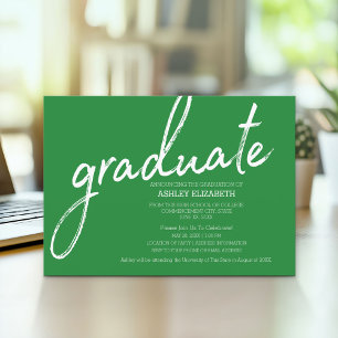 Ikat Modern Studenten Announcement Inbjudan