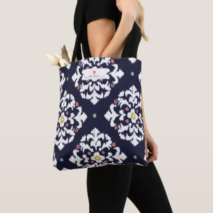 Ikat + Rosa Apple lärare Tygkasse