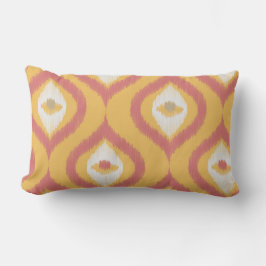 Ikat Series Ogee Orange Lumbarkudde
