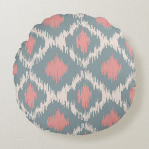 Ikat Series Rund Kudde