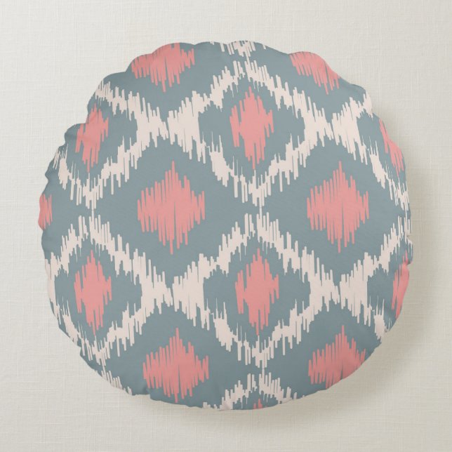 Ikat Series Rund Kudde (Framsidan)