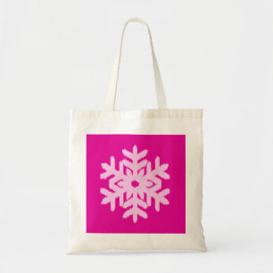 Ikat Snowflake - Fuchsia och isens rosa Tygkasse