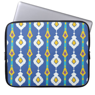 Ikat sömless mönster laptop fodral