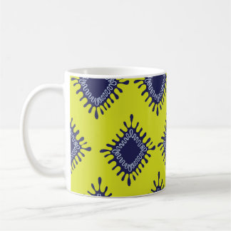 Ikat Tribal: Snyggt Modern Mönster. Kaffemugg