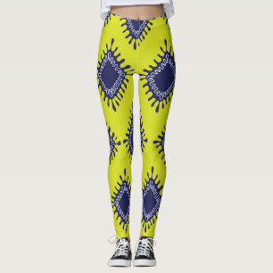 Ikat Tribal: Snyggt Modern Mönster. Leggings