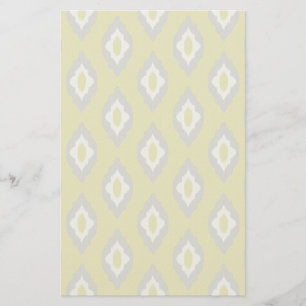 Ikat vintagemönster brevpapper