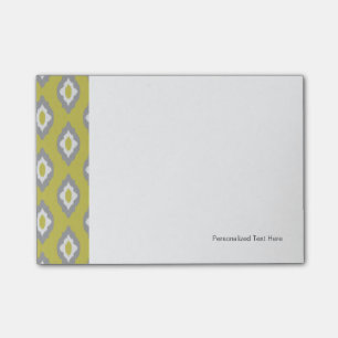 Ikat vintagemönster post-it block
