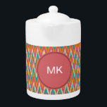 iKat Zigzag Design Spice Färg<br><div class="desc">Färg från kulinariska inspirationer, som kombinerar kryddigt färg med färskskuggor. Effekten tröstar men innehåller fortfarande påsar av oväntat färg för att väcka paletten. Spicy coral, melon brandy, cinnamon Apple, dammig rosa och bakad tegel står emot konst och omogen grönt banan. Vi har lämnat allt bilder som används i det här...</div>