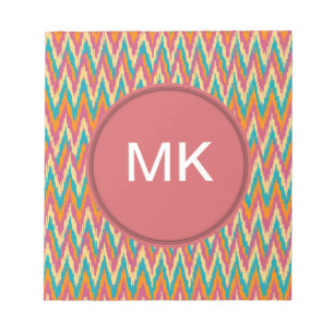iKat Zigzag Design Spice Färg Anteckningsblock
