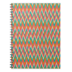 iKat Zigzag Design Spice Färg Anteckningsbok