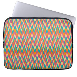 iKat Zigzag Design Spice Färg Laptop Sleeve