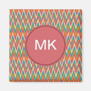 iKat Zigzag Design Spice Färg Magnet
