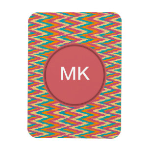 iKat Zigzag Design Spice Färg Magnet