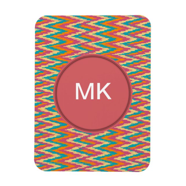 iKat Zigzag Design Spice Färg Magnet (Vertikal)