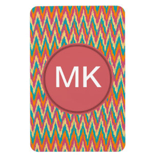iKat Zigzag Design Spice Färg Magnet