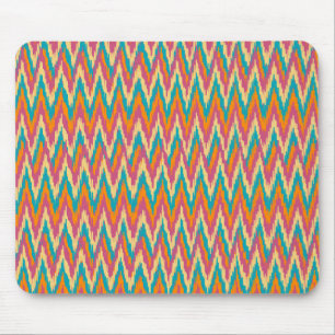 iKat Zigzag Design Spice Färg Musmatta
