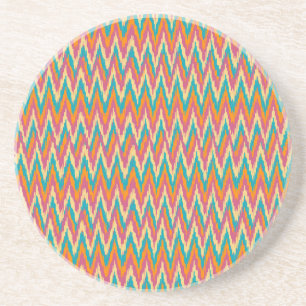 iKat Zigzag Design Spice Färg Underlägg Sandsten