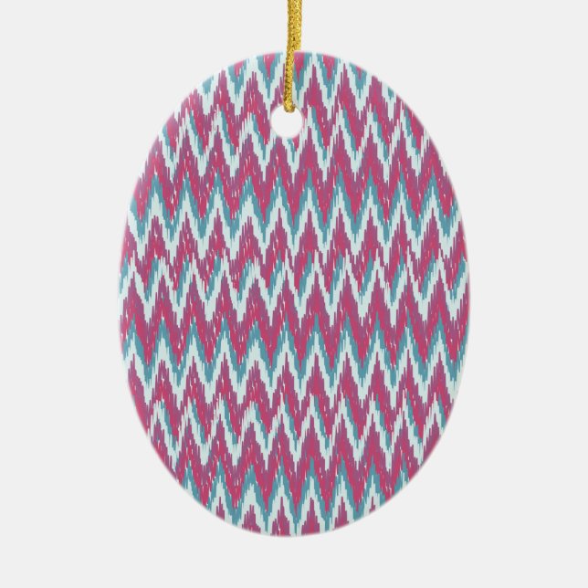 ikat zigzag, effekt12.ai julgransprydnad keramik (Framsidan)
