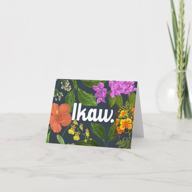 "Ikaw" (Du) Kort (Framsida)