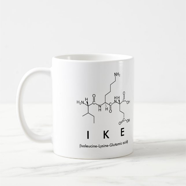 Ike peptide namn mugg (Vänster)
