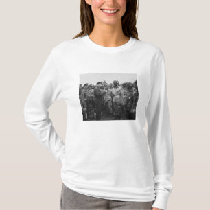 Ike som talar med luftburet på D-Dag T Shirt