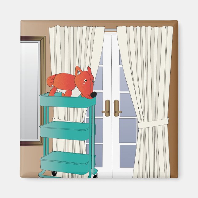 Ikea Insida Fox Magnet (Framsidan)