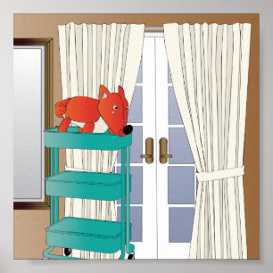 Ikea Insida Fox Poster