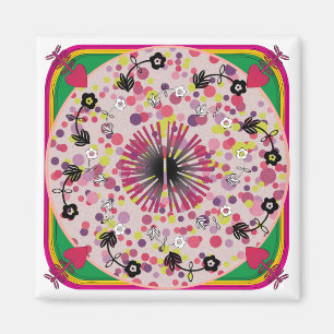 Ikea Matta Rosa Circle Magnet
