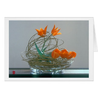 Ikebana-012 Hälsningskort