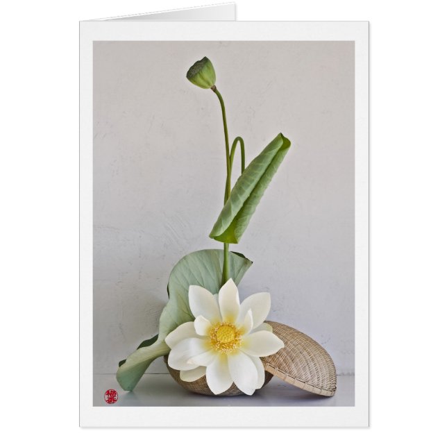 Ikebana-042 Hälsningskort (Framsidan)