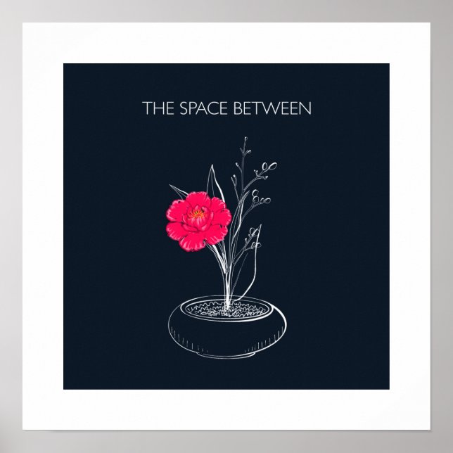 Ikebana - the space between poster (Framsidan)