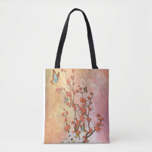 Ikebana visning tygkasse