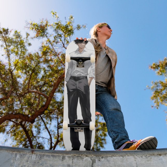 Ikemen Anime Man Mini Skateboard Bräda 18,5 Cm (Utomhus 1)