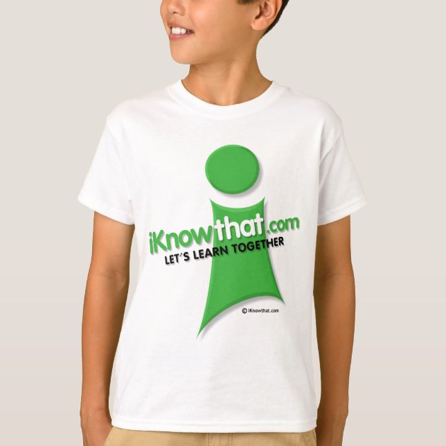 iKnowthat.com logotypT-tröja T-shirt (Framsida)