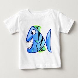 ikon-27971 ikon blå tema appar piranha CUTE T-shirt