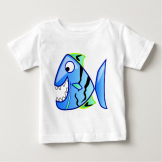 ikon-27971 ikon blå tema appar piranha CUTE T-shirt