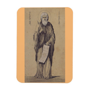 Ikon av Sankt Elias profeten Holy Art Magnet