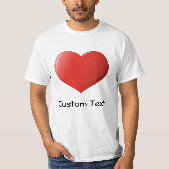 Ikon för 3D-hjärta T Shirt (Framsida)