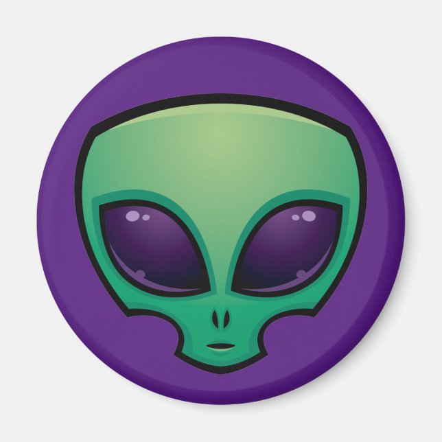 Ikon för Alien Head Magnet (Framsidan)